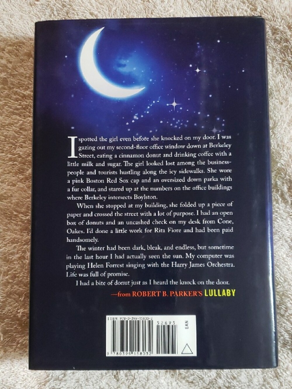 2012 First Edition - Robert B. Parker's Lullaby by Ace Atkins - Hardcover Novel - Picture 2 of 14